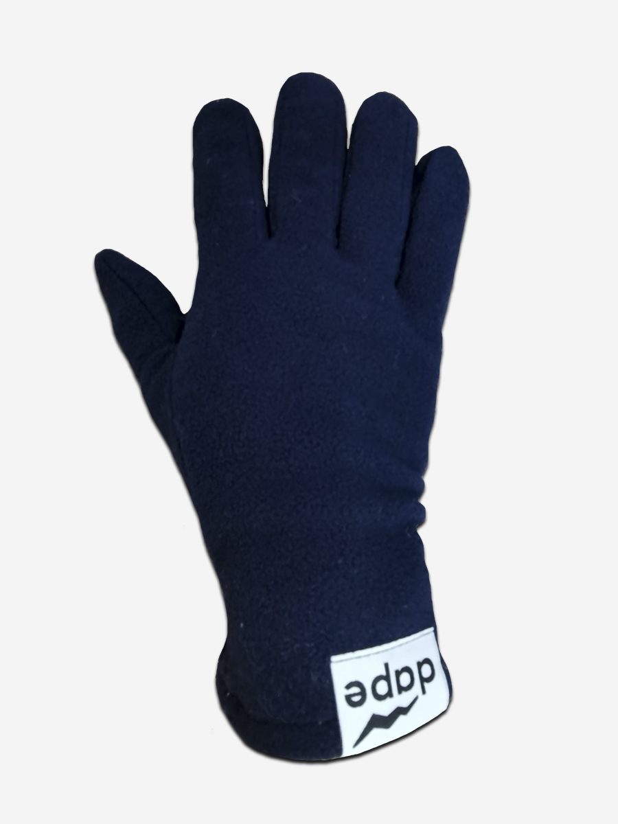 Флисовые перчатки, темно-синие